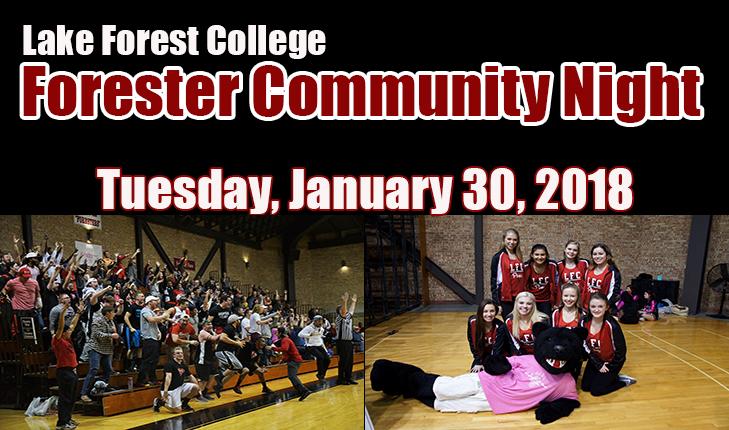Forester Athletics To Host Community Night On January 30