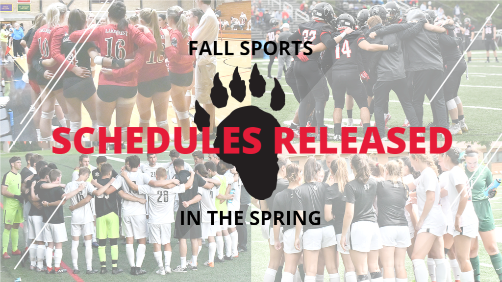 Spring 2021 Schedules Released for Traditional Fall Sports