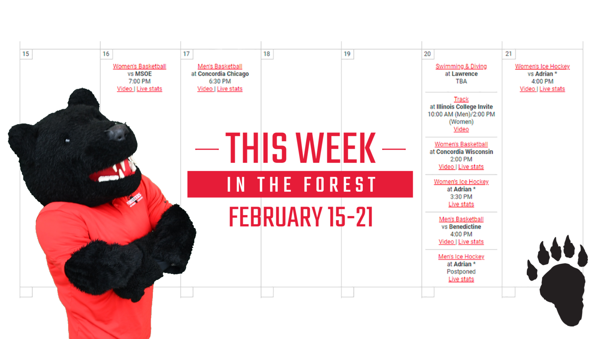 This Week in The Forest: Feb. 15-21
