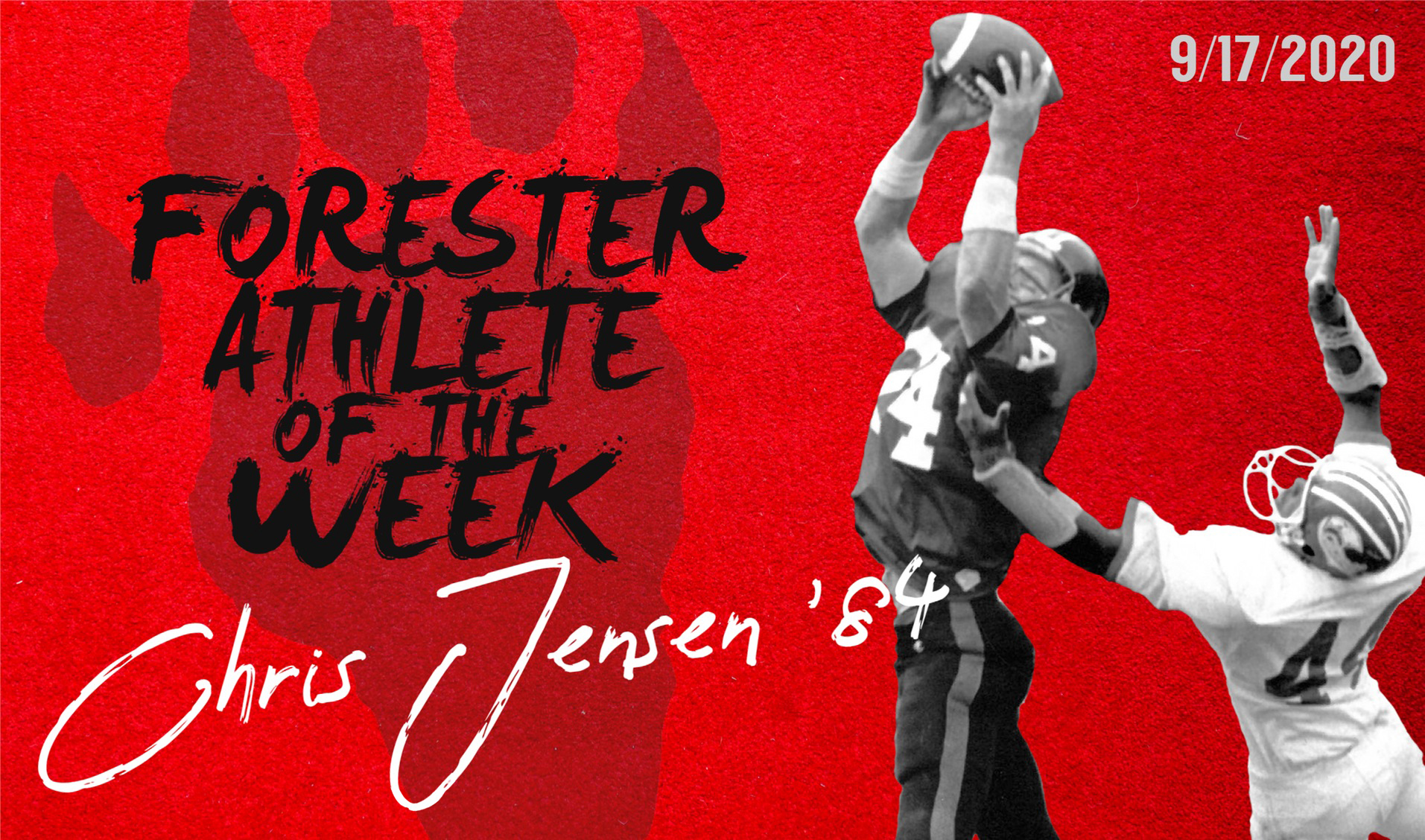 Chris Jensen '84 Named Forester Athlete of the Week