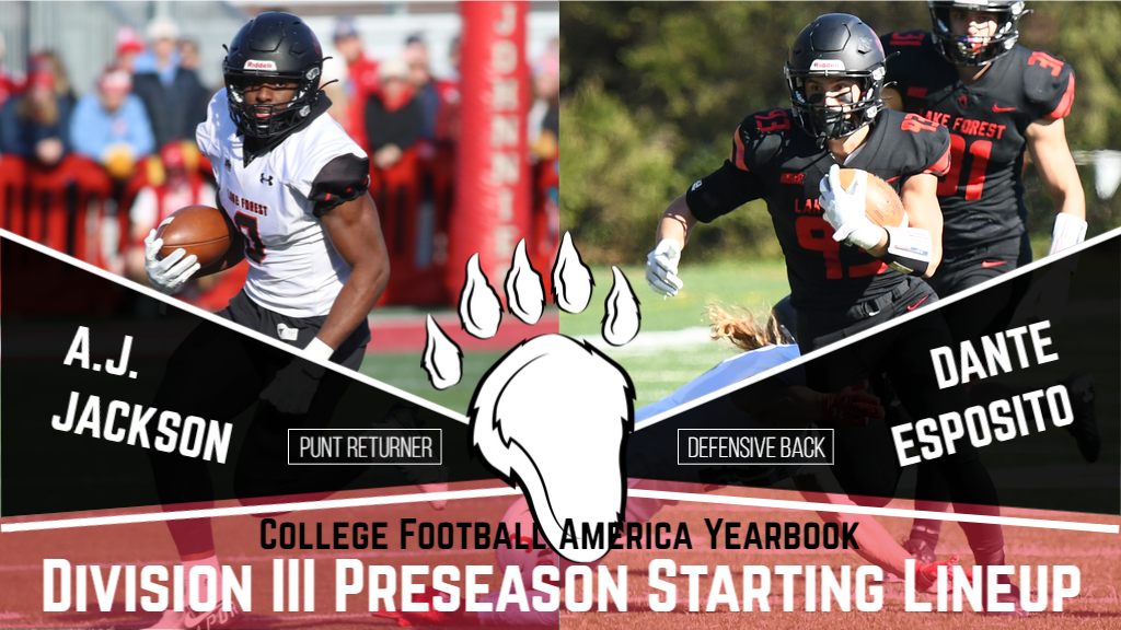 Jackson and Esposito Listed on Division III Preseason Starting Lineup