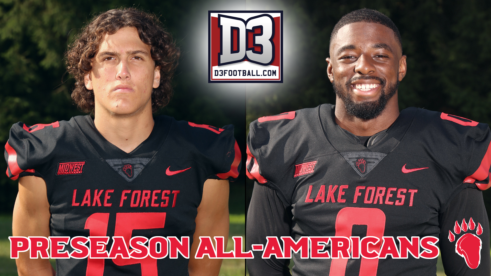 Esposito and Jackson Named First Team Preseason All-Americans by D3football.com