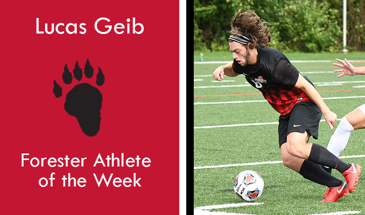 Lucas Geib Named Forester Athlete of the Week