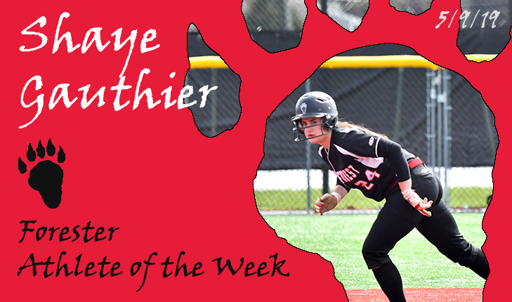 Shaye Gauthier Named Forester Athlete of the Week