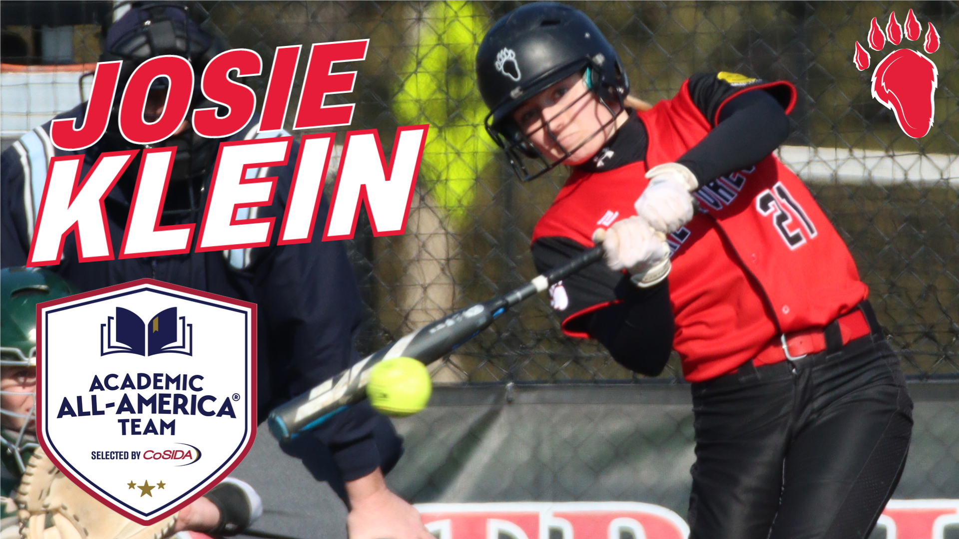 Josie Klein Named First Team Academic All-America® by CoSIDA