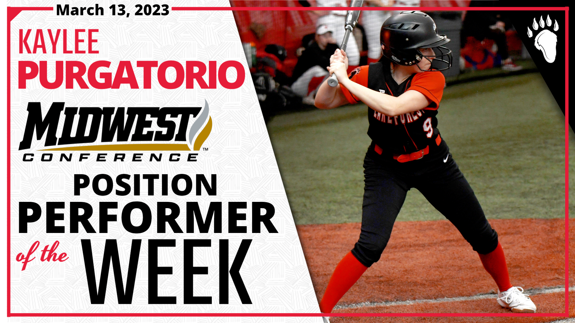 Kaylee Purgatorio Named MWC Position Performer of the Week