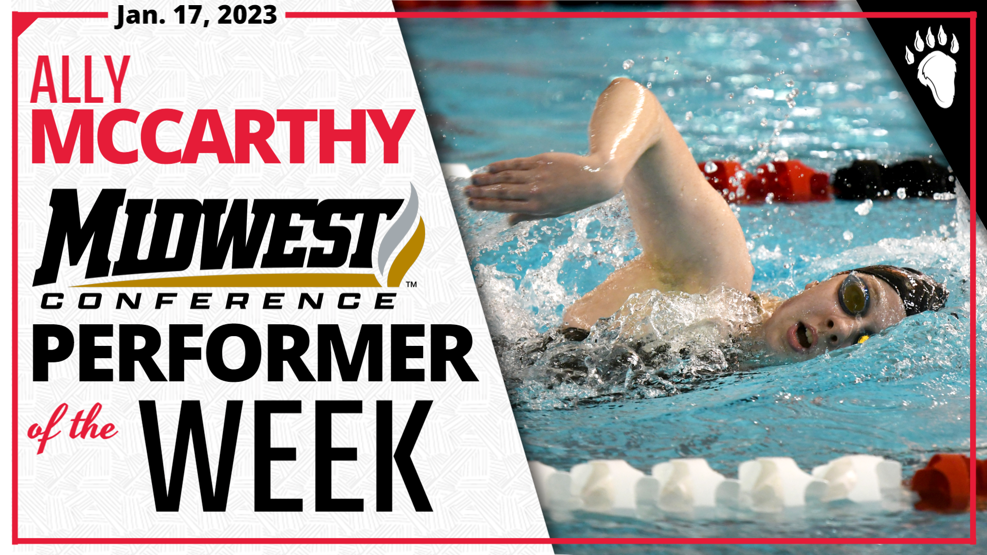Ally McCarthy Named MWC Performer of the Week