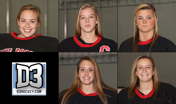 D3hockey.com Lists Five Foresters on All-West Region Teams