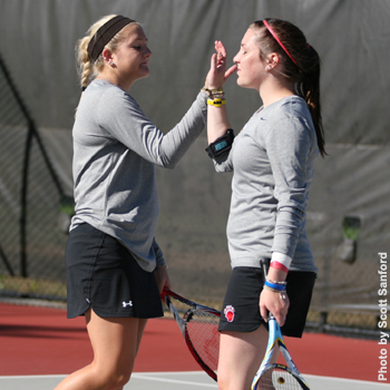 Paulson and Valicenti Claim Conference Championship at #1 Doubles