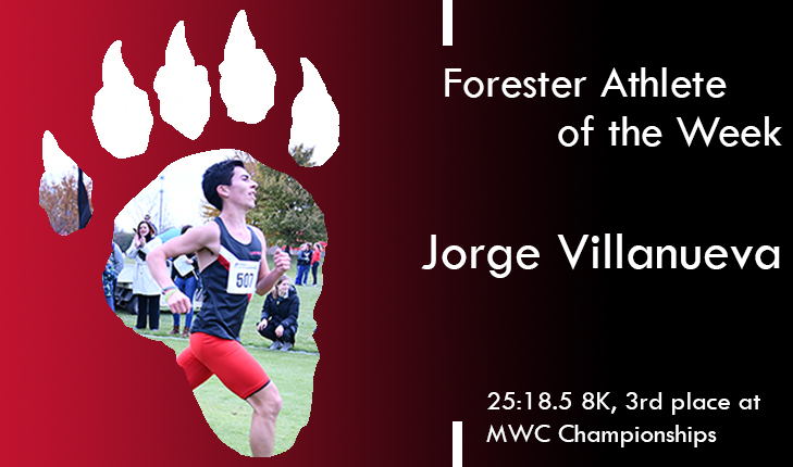 Jorge Villanueva Named Forester Athlete of the Week