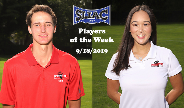 Foresters Sweep SLIAC Player of the Week Honors in Golf
