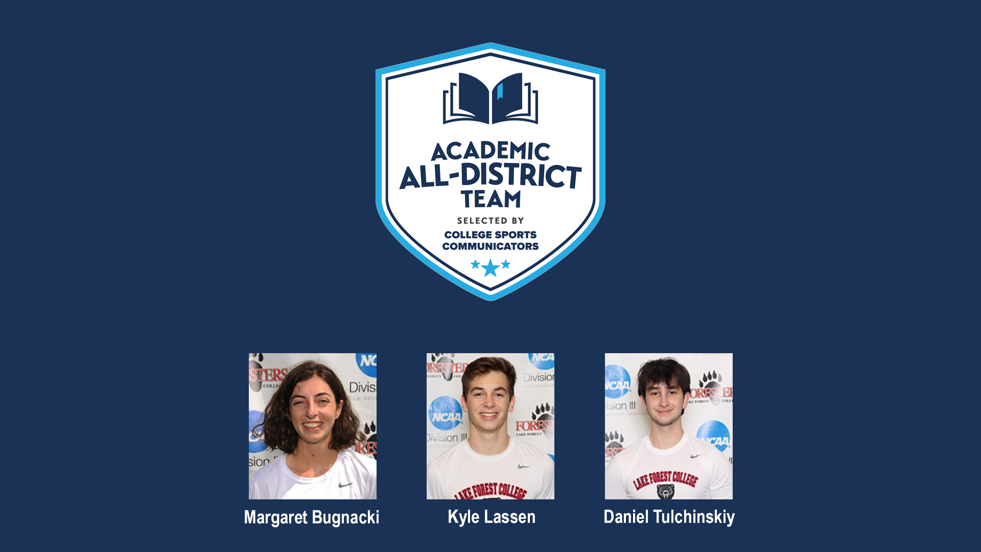 Three Forester Tennis Players Named to CSC Academic All-District® Teams