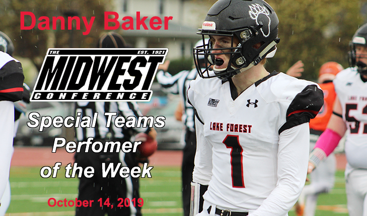 Danny Baker Named MWC Special Teams Performer of the Week