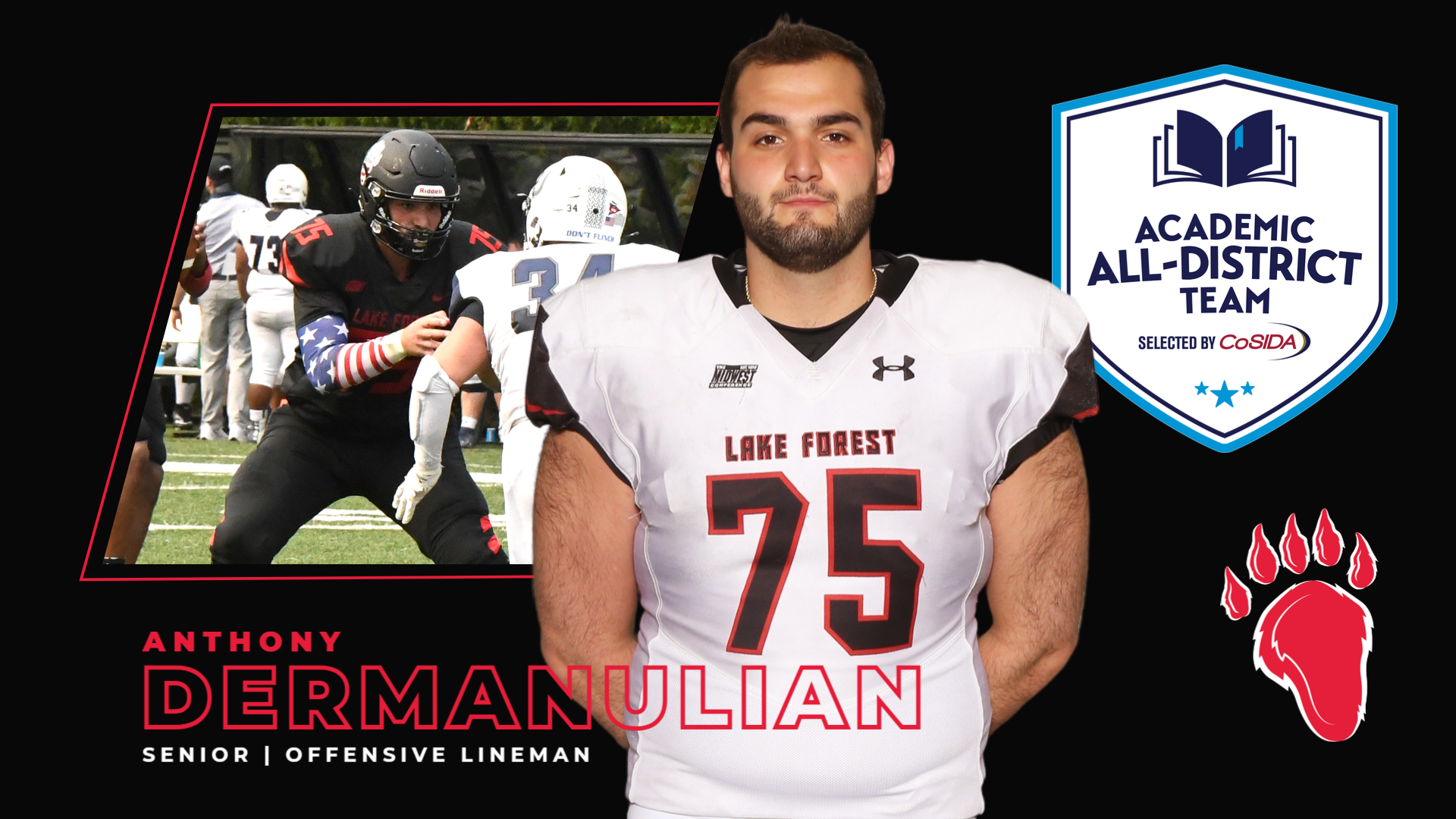 Anthony DerManulian Named Academic All-District®