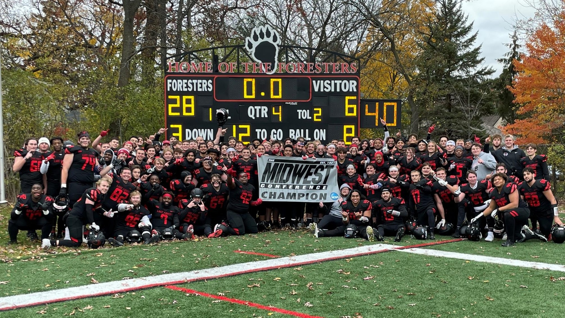 MWC Champion Foresters Defeat Chicago, Complete Perfect Regular Season
