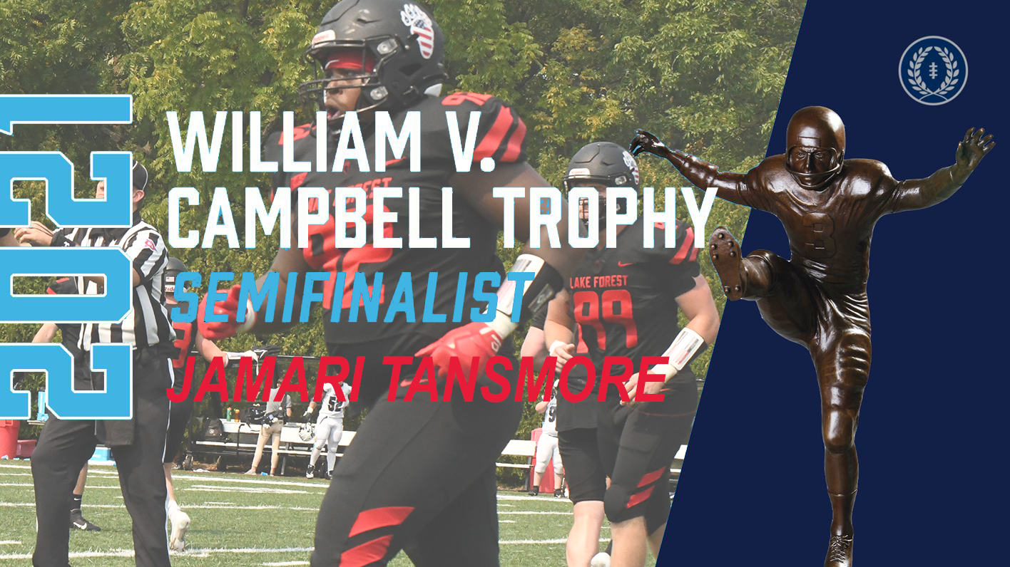 Jamari Tansmore Named a William V. Campbell Trophy Semifinalist