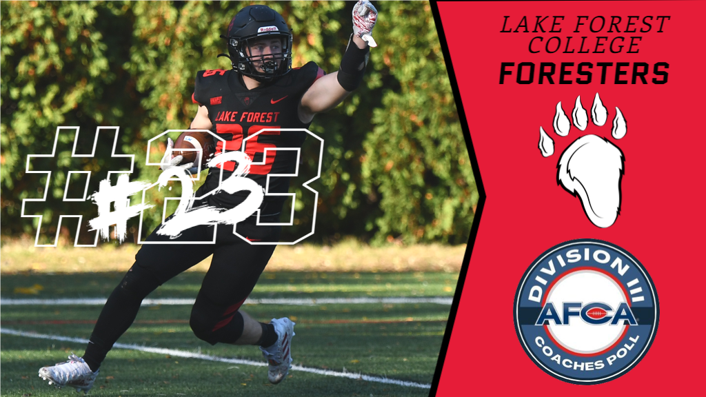 Up Two Spots, Foresters Now 23rd in AFCA Division III Coaches' Poll