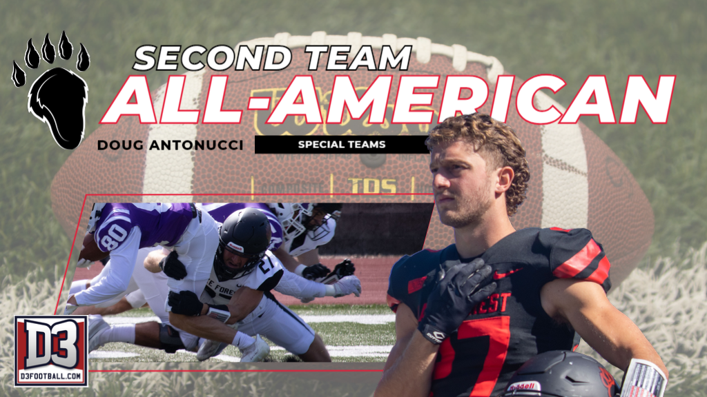 Doug Antonucci Named Second Team All-American by D3football.com