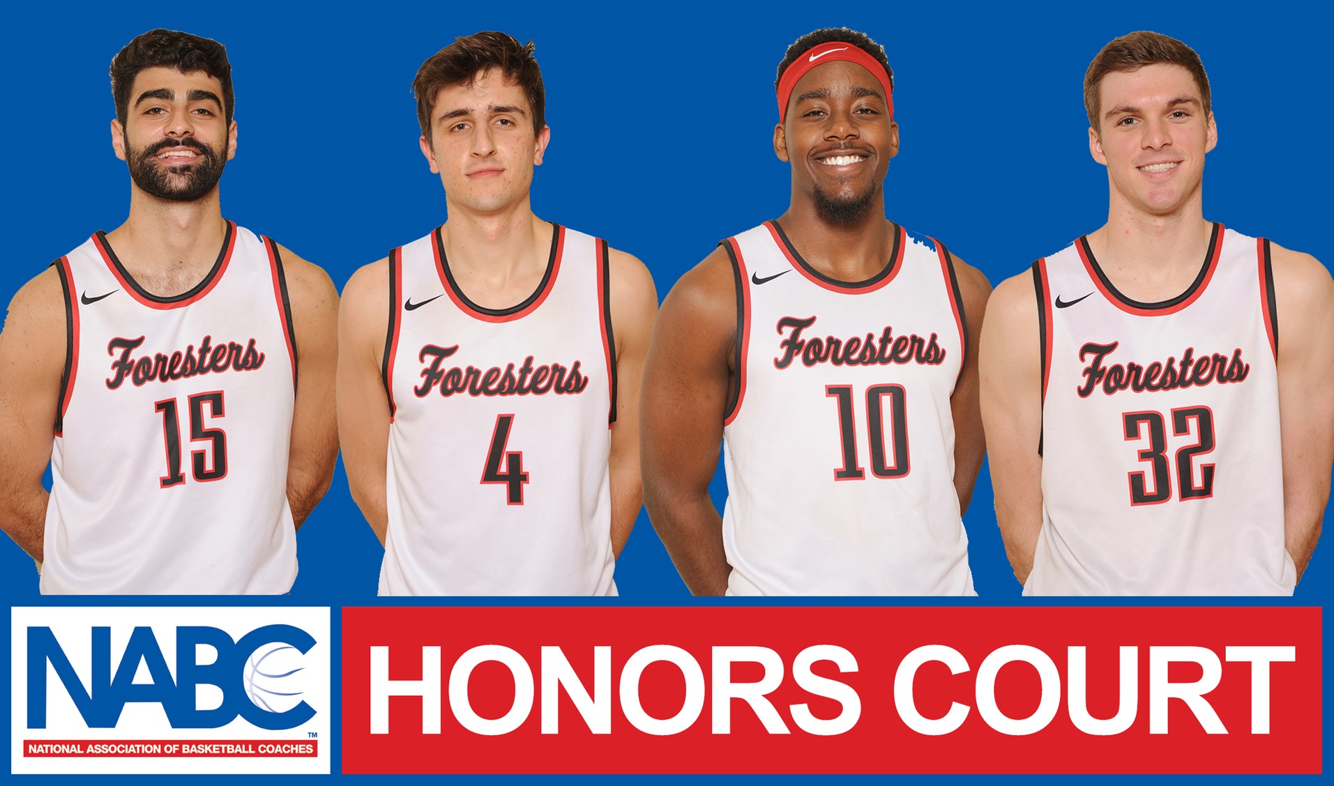 Four Foresters Named to NABC Honors Court