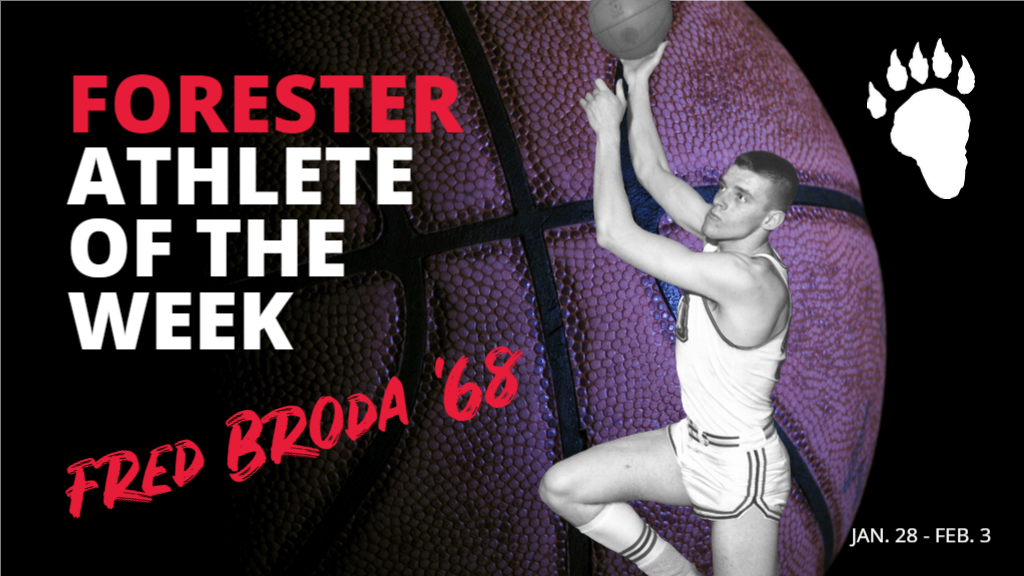 Fred Broda '68 Named Forester Athlete of the Week