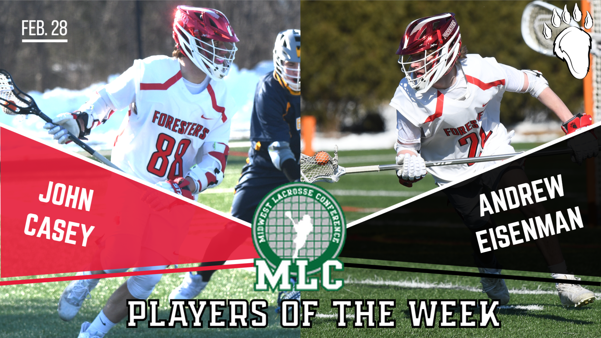 Foresters Sweep MLC Player of the Week Honors