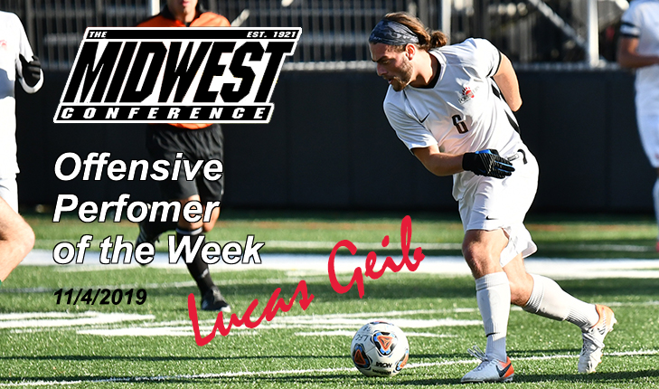 Lucas Geib Named MWC Offensive Performer of the Week