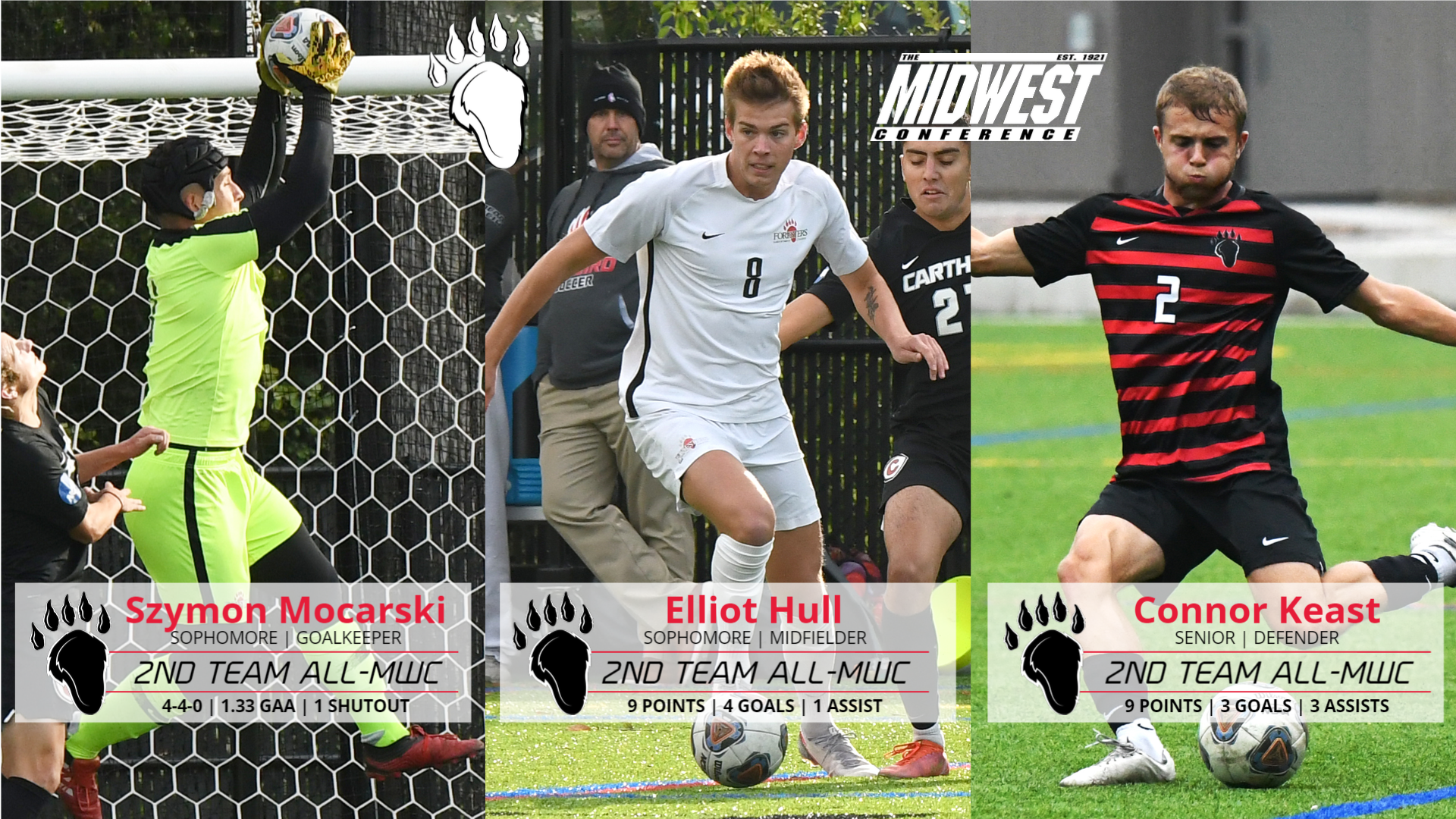 Three Foresters Named Second Team All-MWC