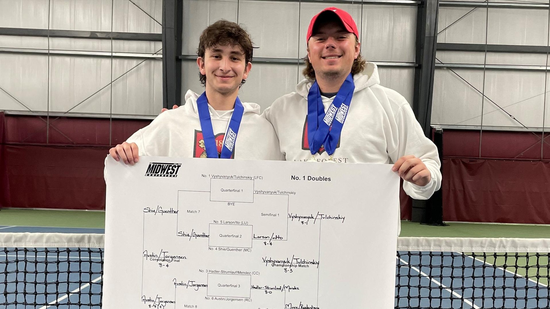 Foresters Claim MWC Title at #1 Doubles, Add Pair of Runner-Up Finishes