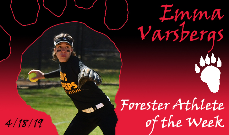 Emma Varsbergs Named Forester Athlete of the Week