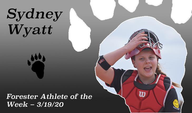 Wyatt Earns Forester Athlete of the Week Honors