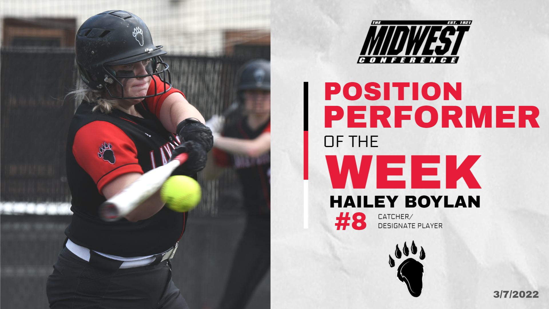 Hailey Boylan Named MWC Position Performer of the Week