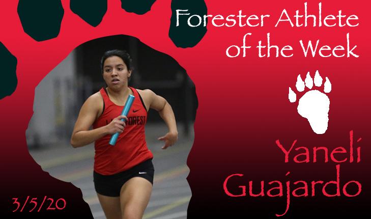 Guajardo Earns Forester Athlete of the Week Honors