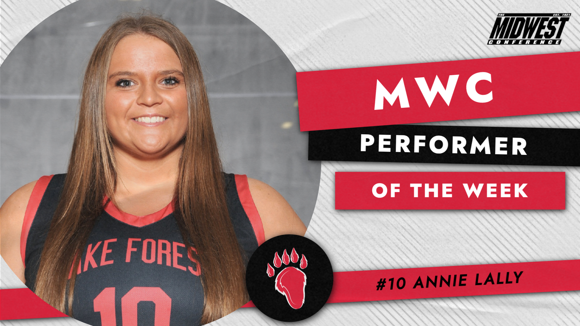 Annie Lally Named MWC Performer of the Week