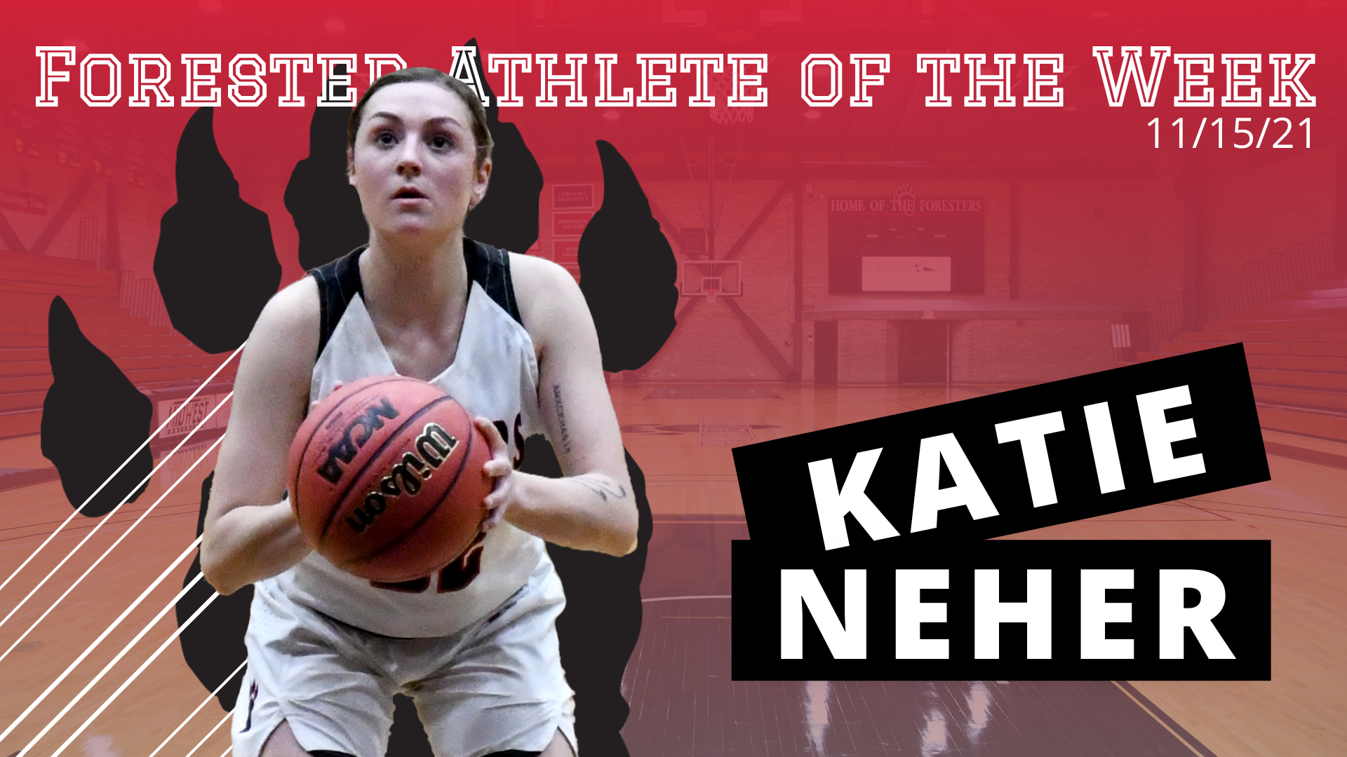Katie Neher Earns Women's Forester Athlete of the Week Honors