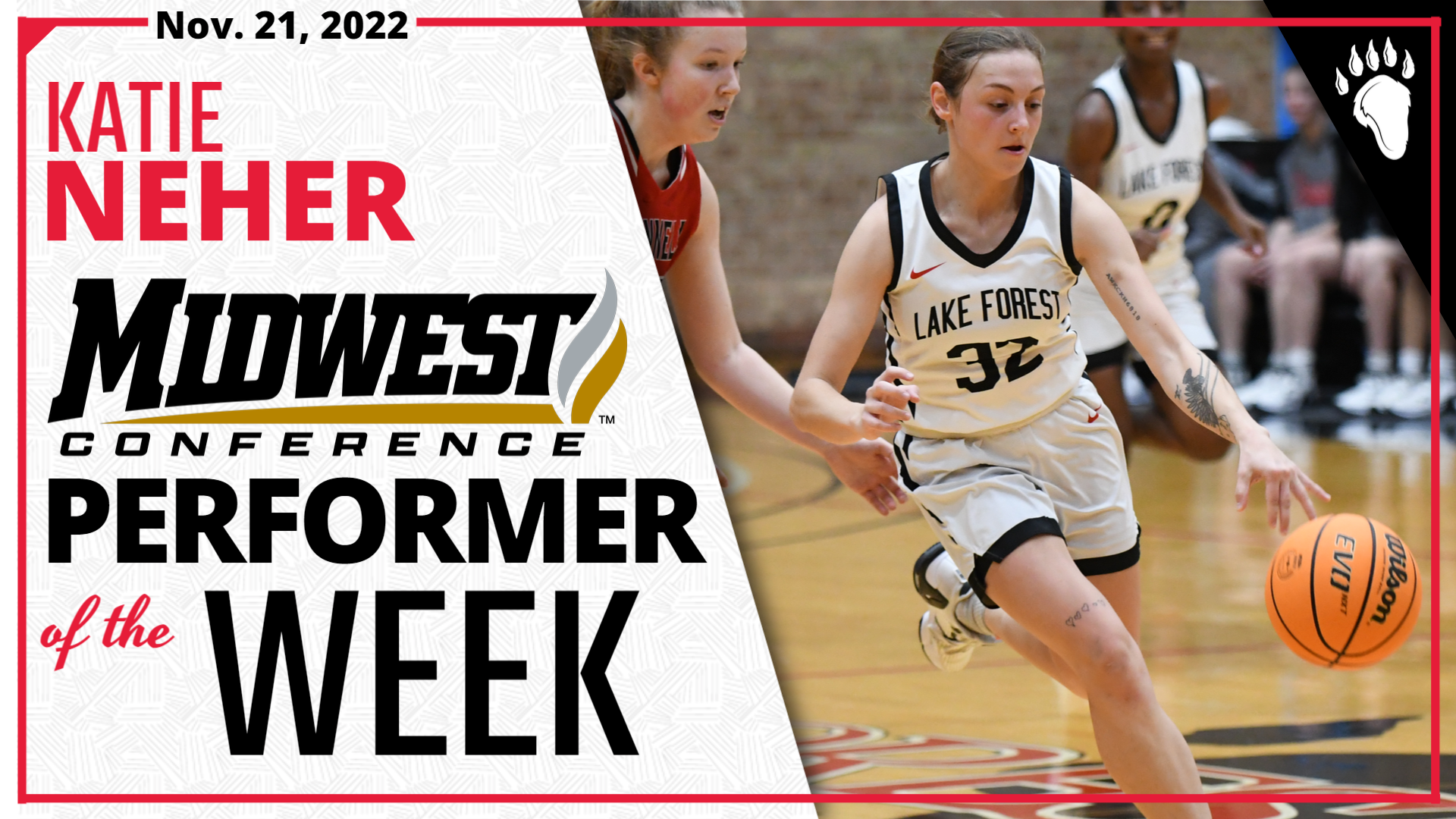 Katie Neher Named MWC Performer of the Week