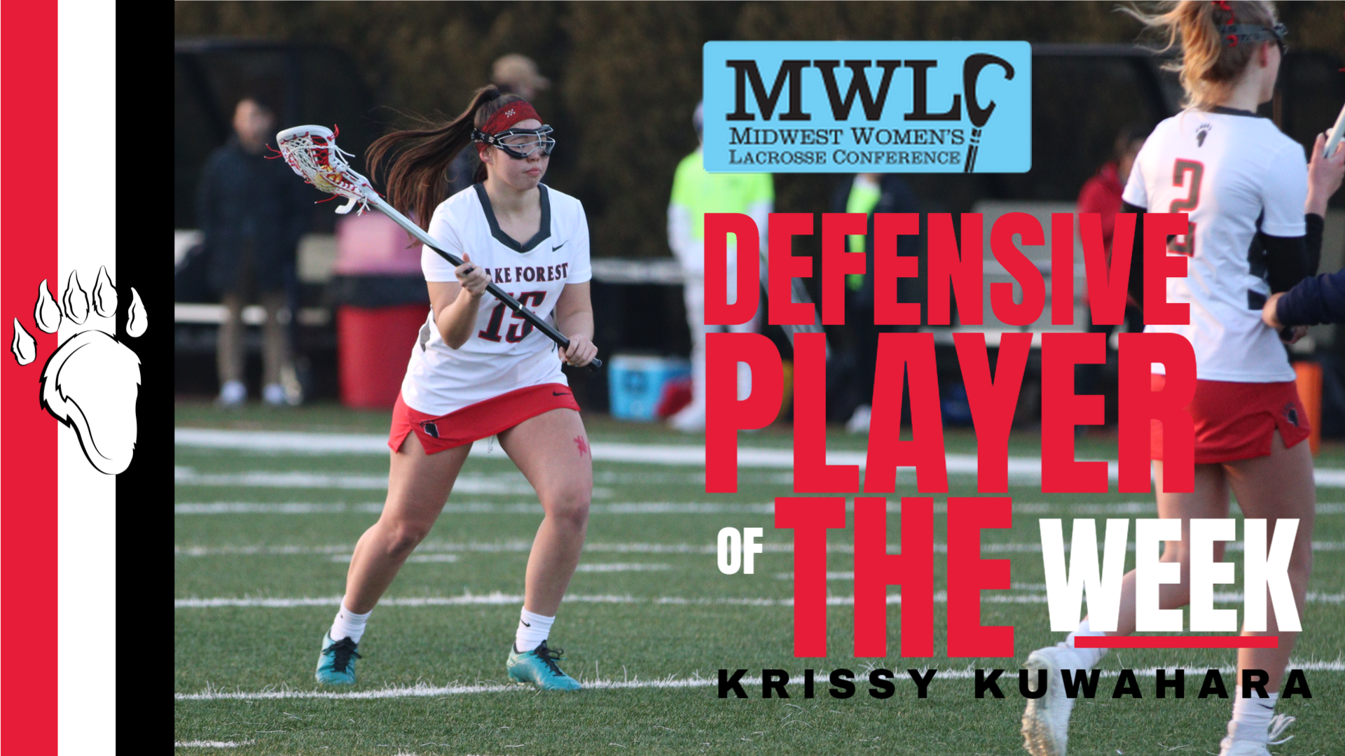 Krissy Kuwahara Named MWLC Defensive Player of the Week