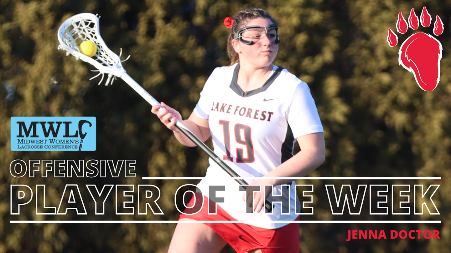 Jenna Doctor Named MWLC Offensive Player of the Week