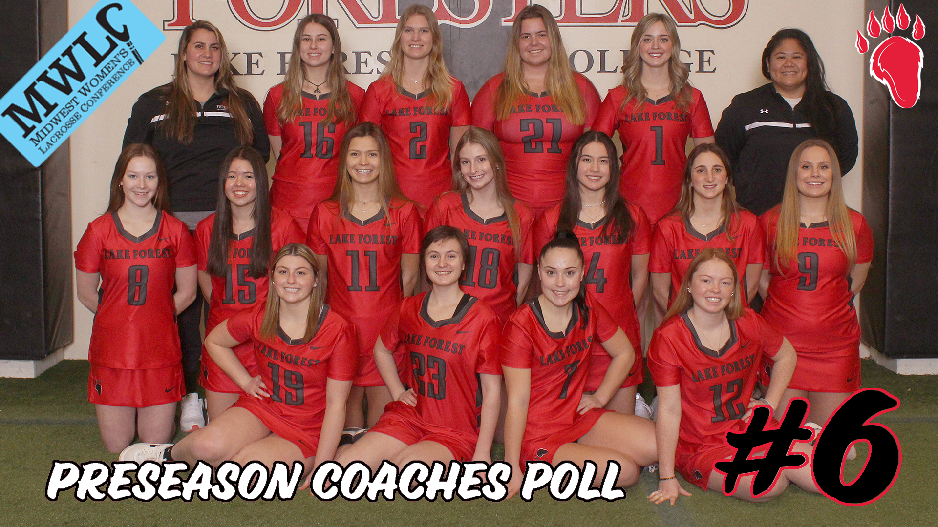 Lake Forest Listed Sixth in MWLC Preseason Coaches Poll