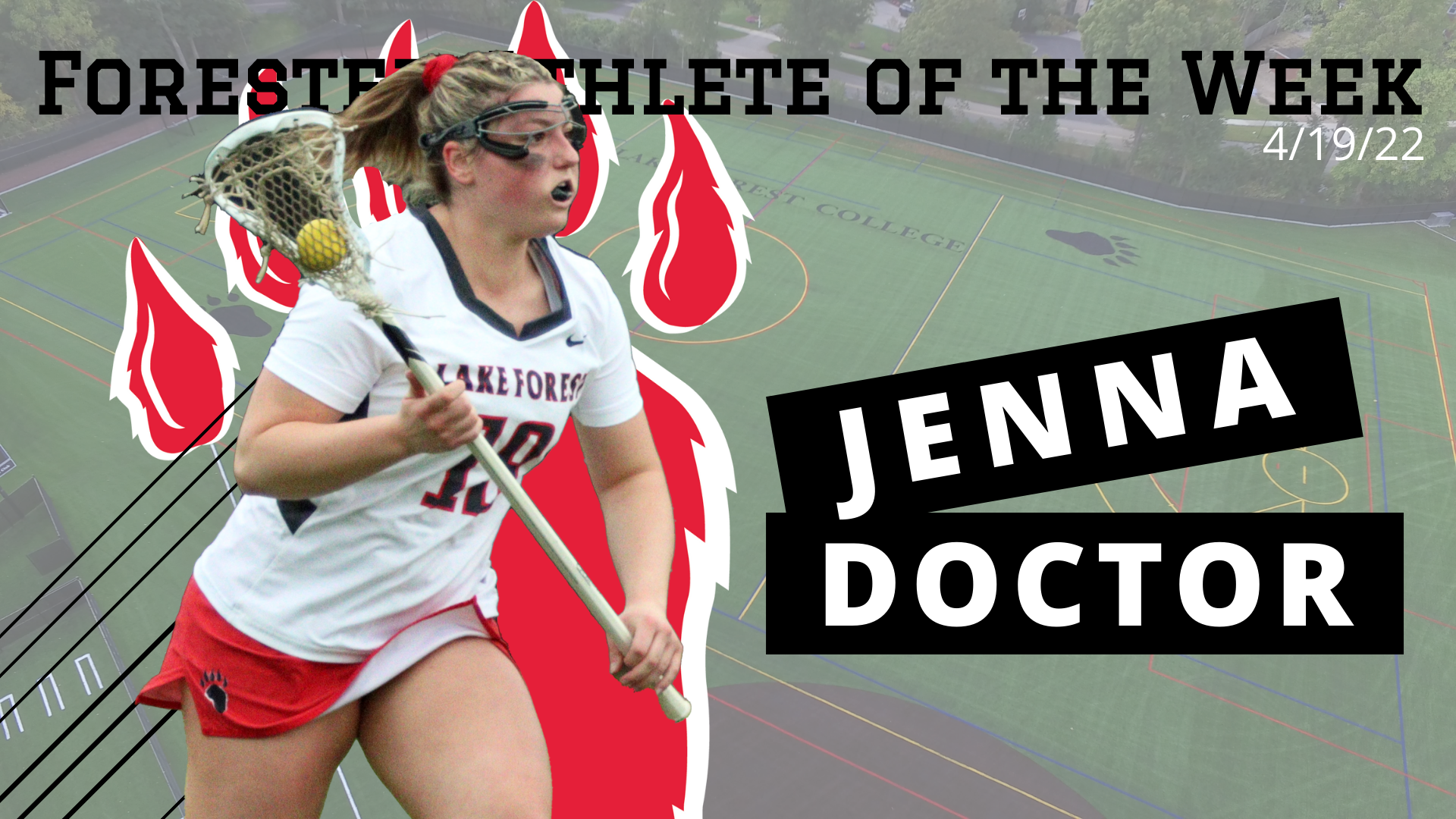 Jenna Doctor Named Women's Forester Athlete of the Week