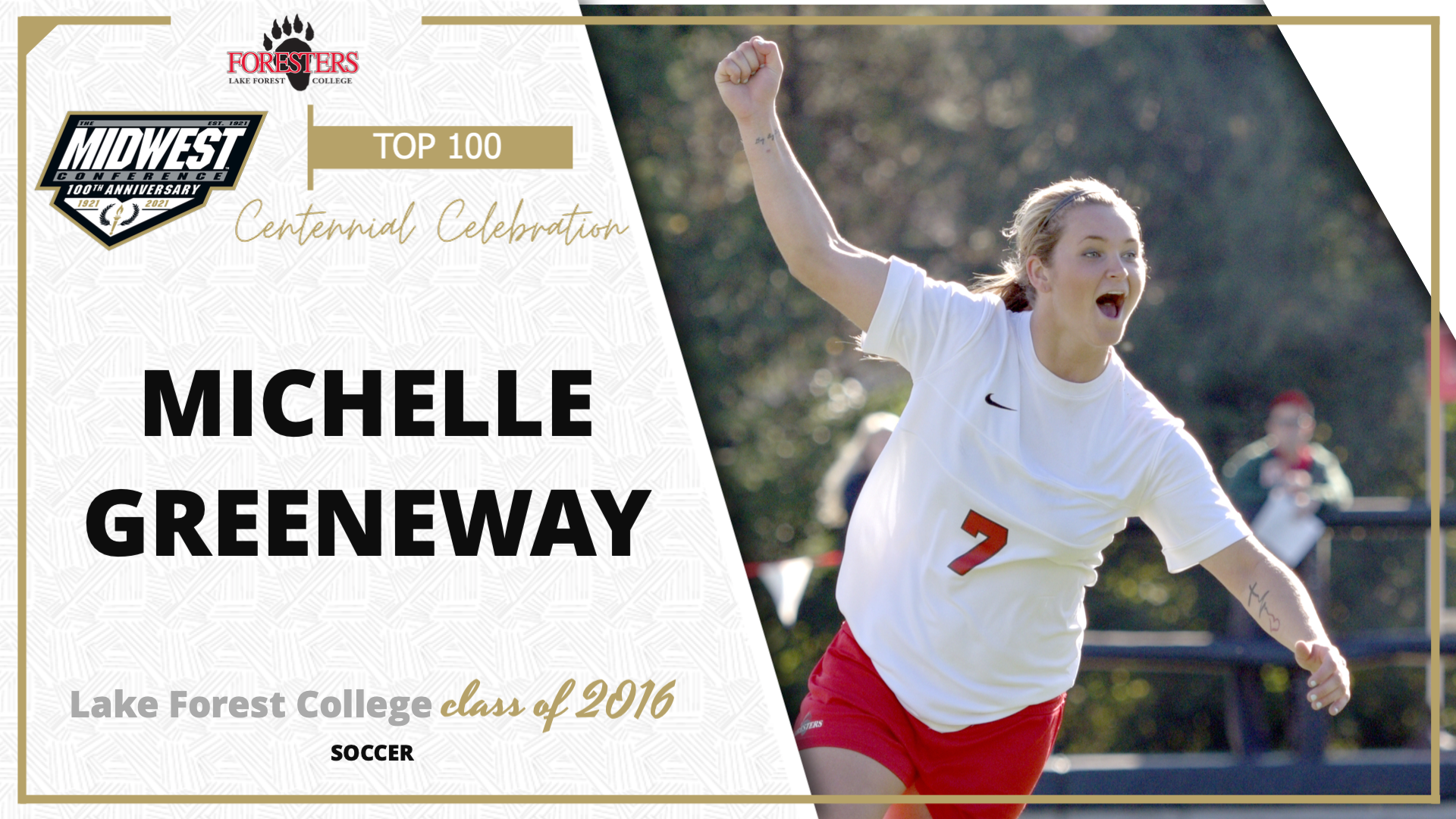 Michelle Greeneway '16 Featured on MWC's Top 100