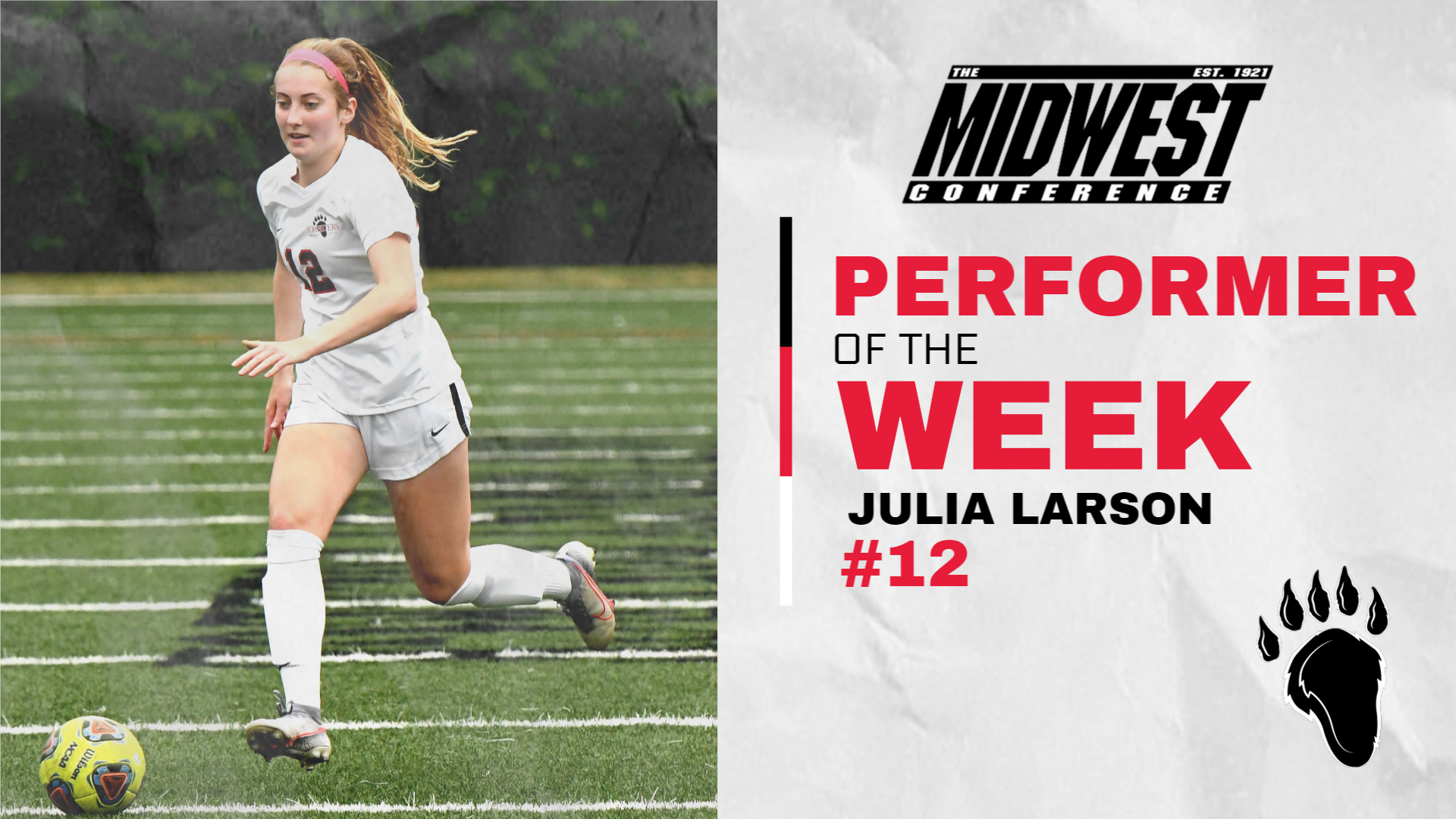 Julia Larson Named MWC Offensive Performer of the Week