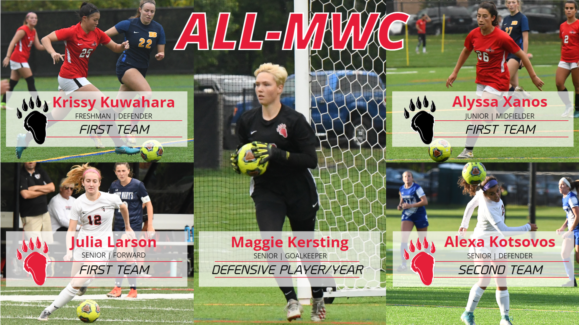 Maggie Kersting Named MWC Defensive Player of the Year, Four Other Foresters All-MWC