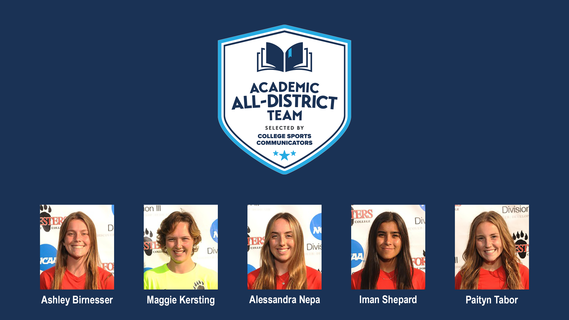 Five Women's Soccer Players Named Academic All-District®