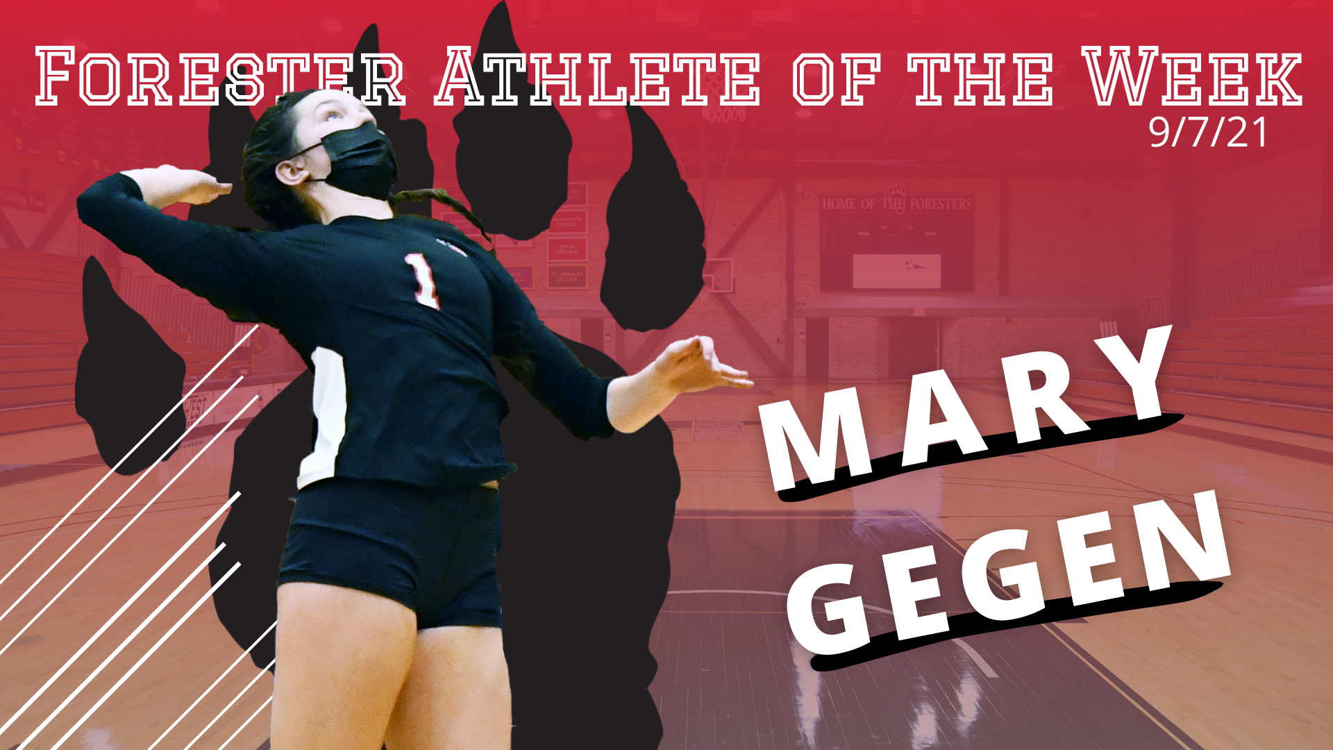 Mary Gegen Named Women's Forester Athlete of the Week