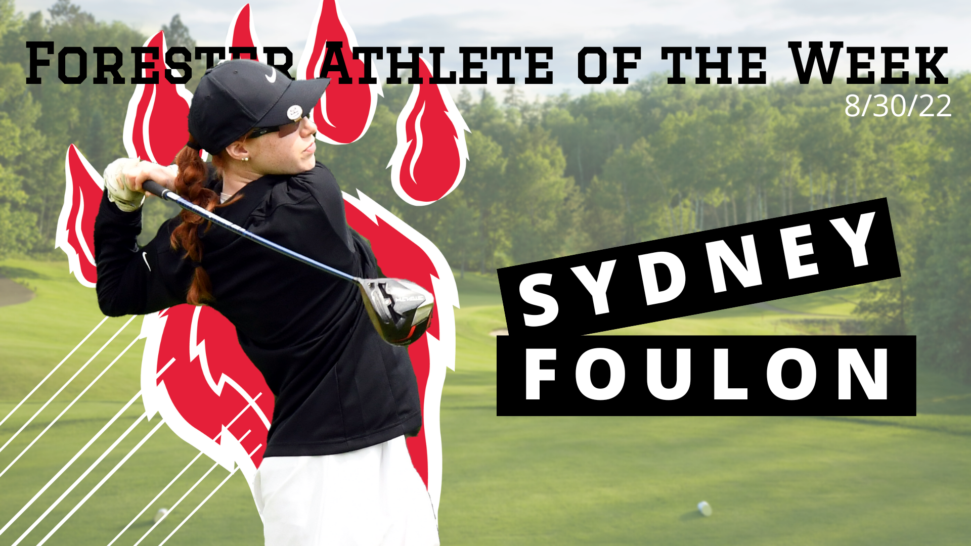 Sydney Foulon Named Forester Athlete of the Week