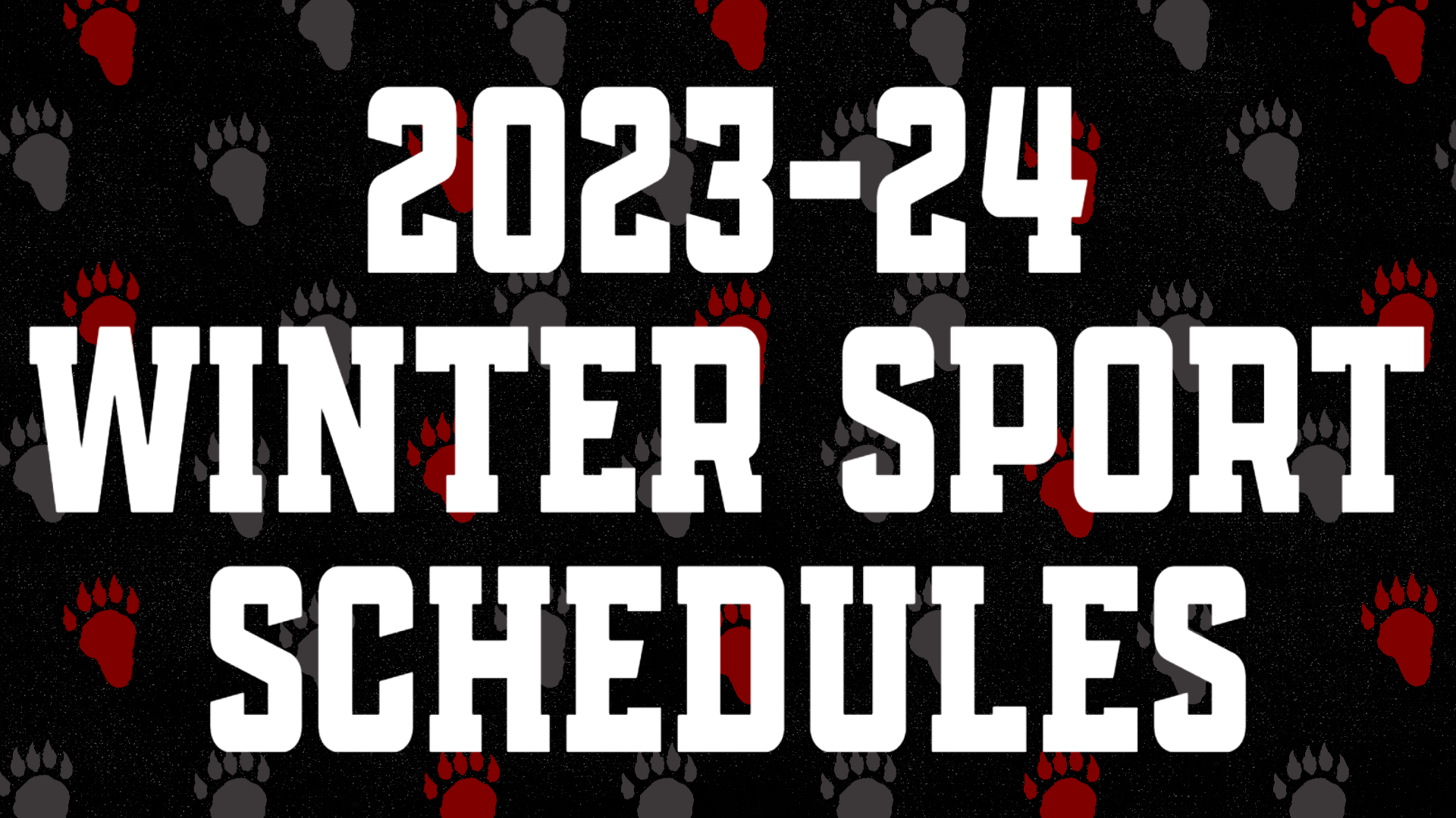 2023-24 Winter Schedules Released